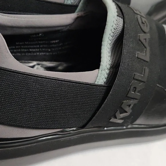 Karl Lagerfeld Paris Logo Slip-on Shoes (M Size 9) - Picture 16 of 16